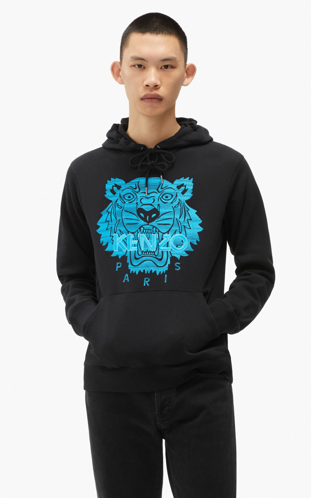 Moletom Kenzo Tiger Masculino - Pretas | 678OPYWBA